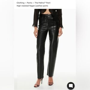Women’s Wilfred The Melina leather pants NWT SIZE 8